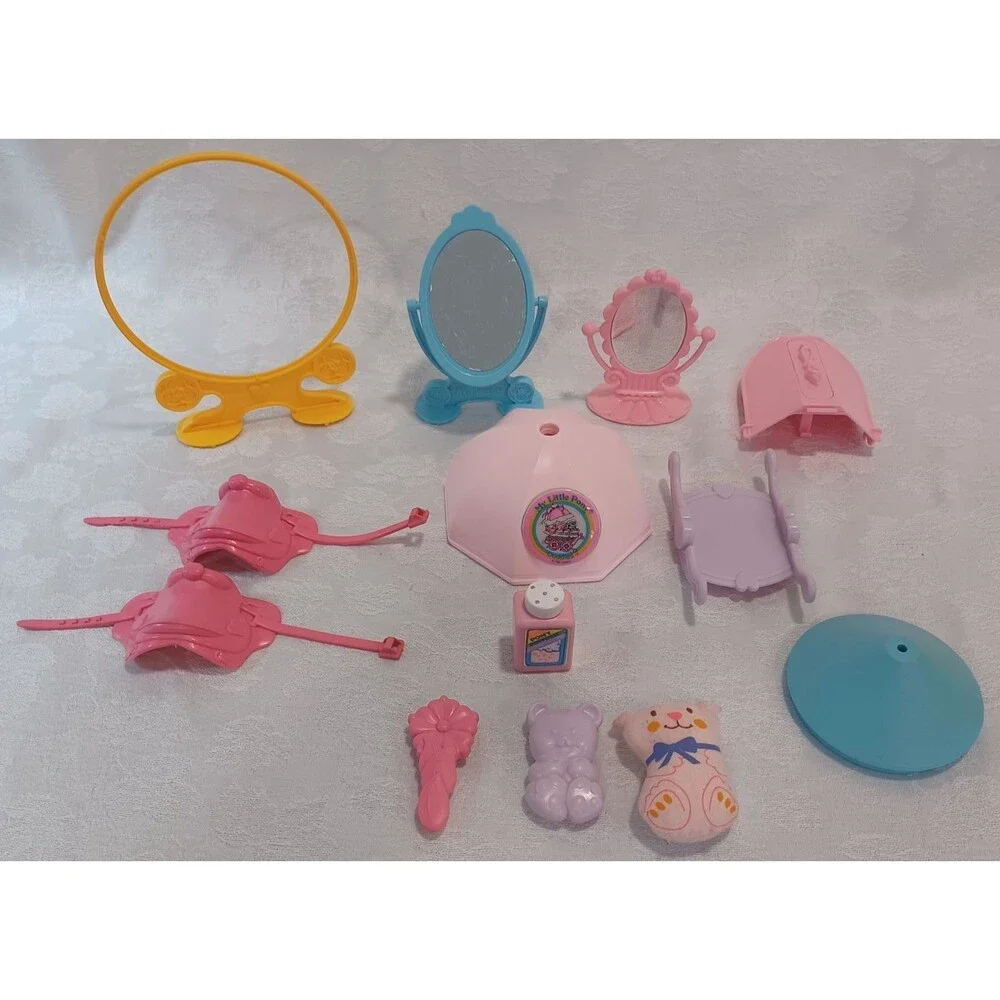 VINTAGE MY LITTLE PONY ASSORTED REPLACEMENT ACCESSORIES LOT OF 14